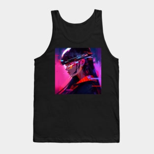 Cyber Girl Get into Web3 Tank Top